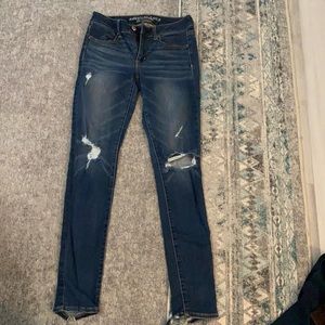 American Eagle ripped Jeggings